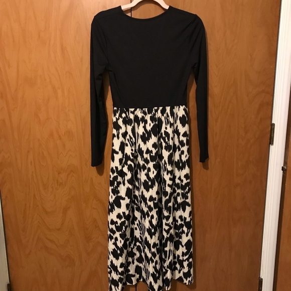 NWT Cupshe Women’s Leopard Print Long Sleeve Maxi Dress Size small - Picture 6 of 13
